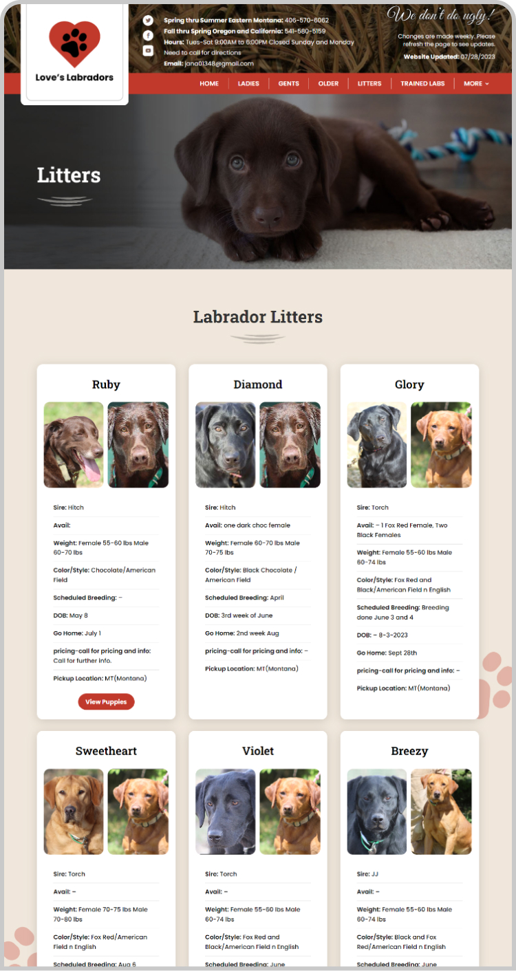 Love’s Labradors